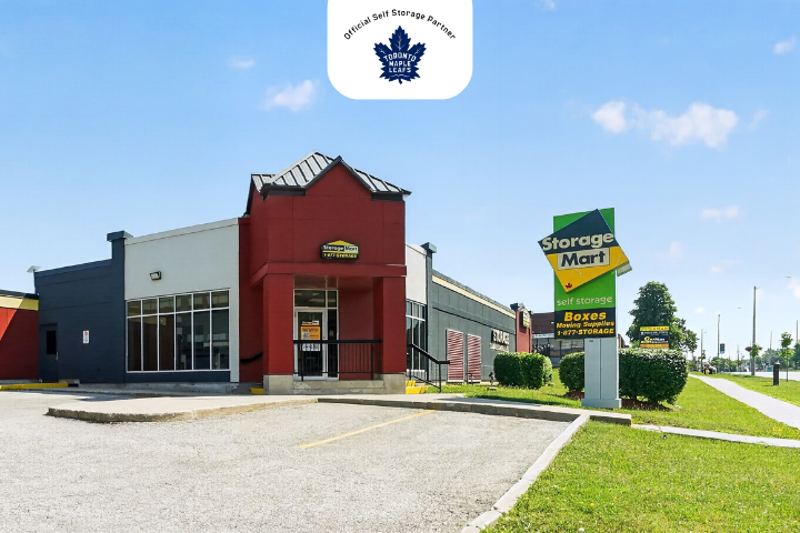 Facility exterior at StorageMart in Scarborough Ontario